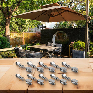 SailSecure – Heavy-Duty 304 Stainless Steel Shade Hardware