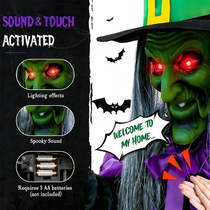 WitchWhirl – Flying Broom Halloween Decor