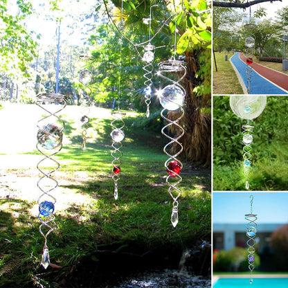 AuraSpin – Decorative Spiral For Hanging Gazing Ball