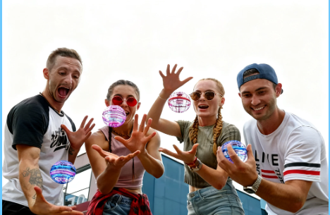 Magical Flying Orb Ball Toy with Upgraded LED Parachute
