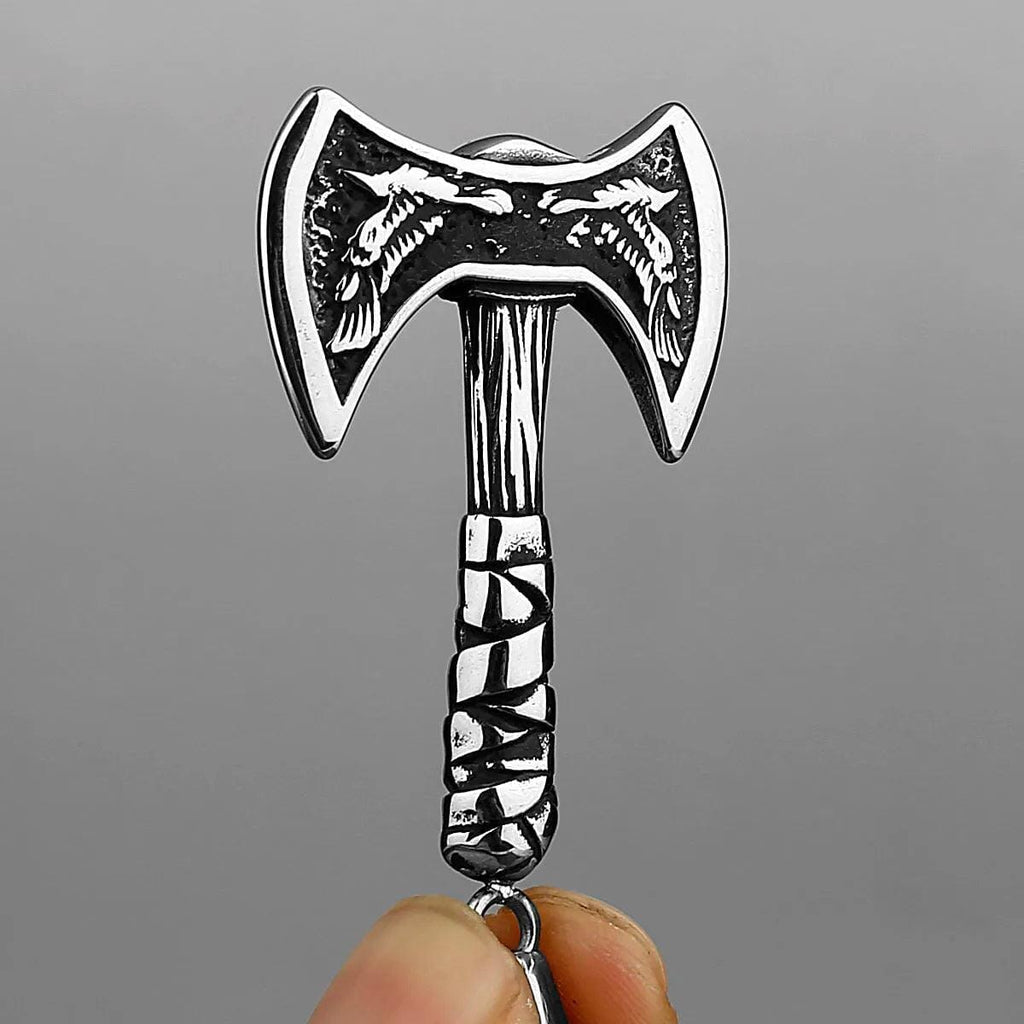Freyr’s Guardian Axe Necklace Necklace Skaldic Jewelry 