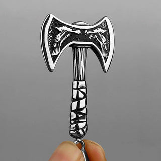 Freyr’s Guardian Axe Necklace Necklace Skaldic Jewelry 