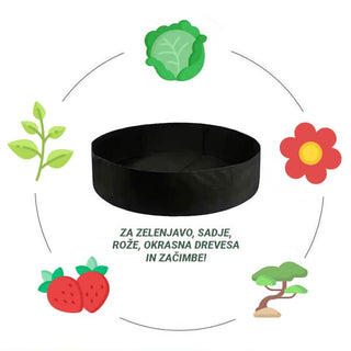 Garden GrowBag, o cutie de gradina pentru cultura plantelor realizata din material textil pentru o recolta bogata