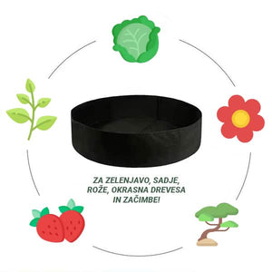Garden GrowBag, o cutie de gradina pentru cultura plantelor realizata din material textil pentru o recolta bogata