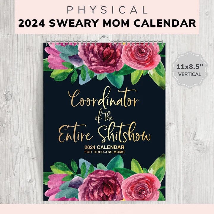2024 Calendar For Tired-Ass Women Metic
