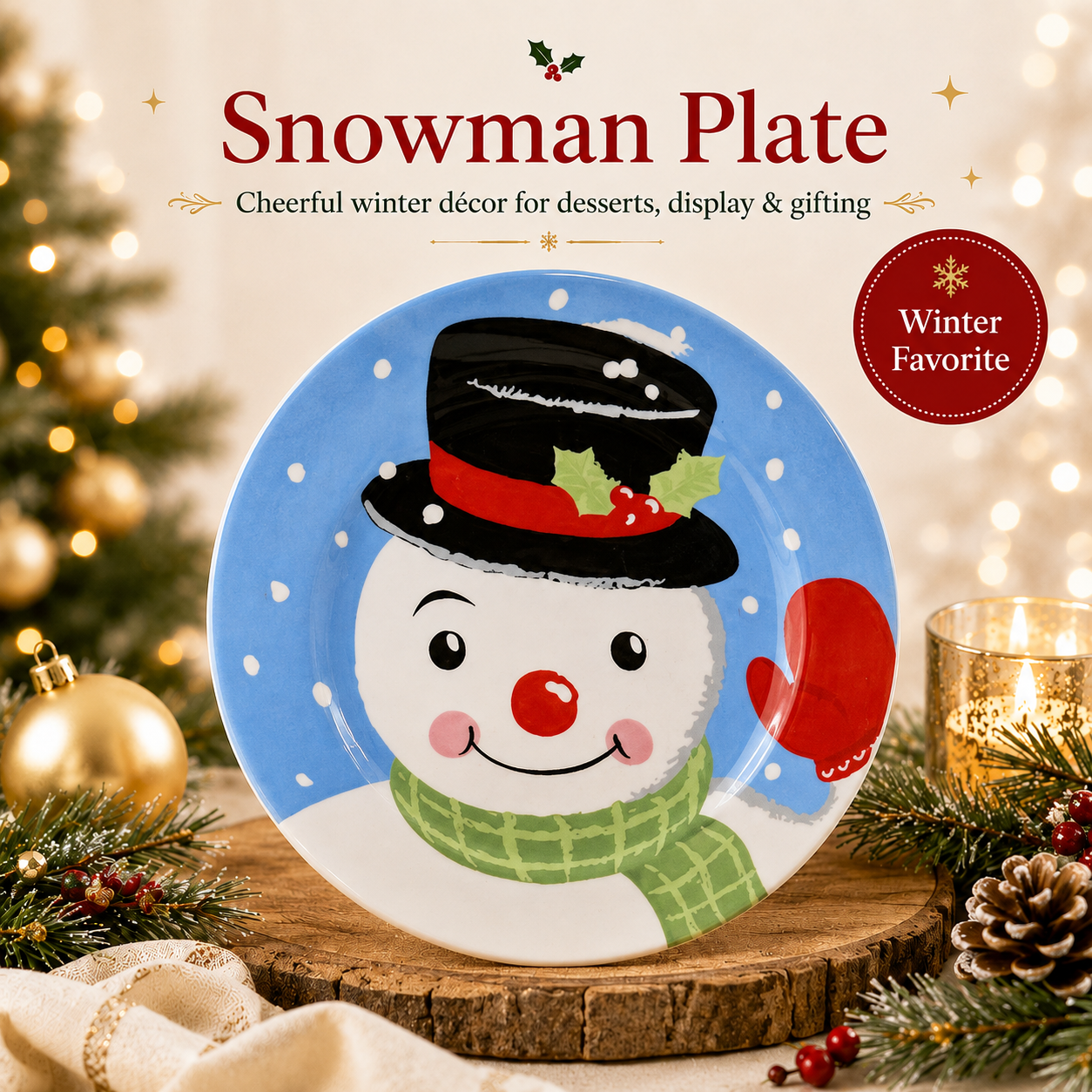 MerryTable – Festive Christmas Plate Collection