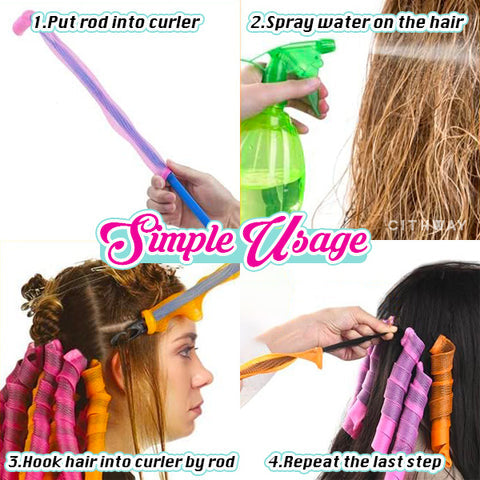 MagicCurl™ - Heatless Hair Curls Roller Kit marnetic