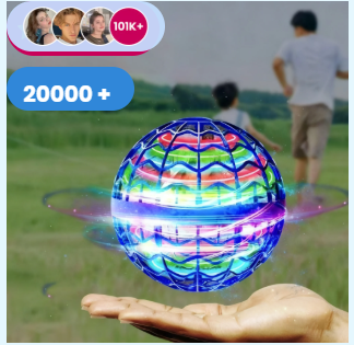 Magical Flying Orb Ball Toy with Upgraded LED Parachute