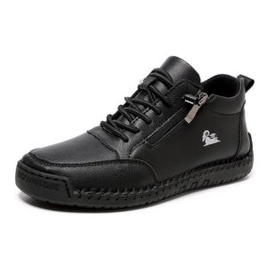 ComfortStride – Premium Orthopedic Leather Walking Shoes