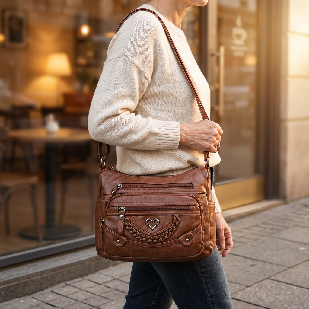 LunaLuxe – Women's Multi-Pocket Crossbody Bag