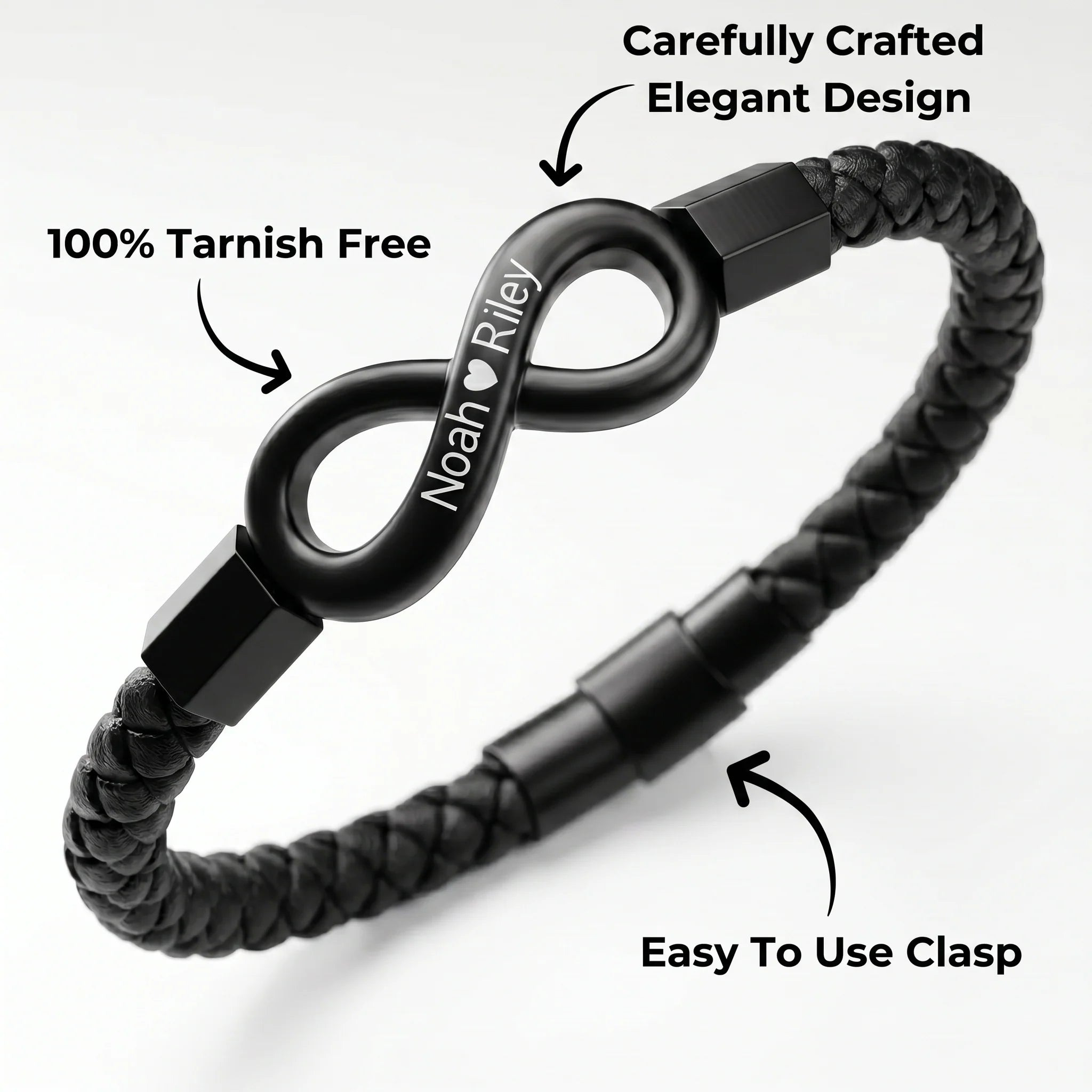 LoveBond – Personalized Couple Projection Bracelet