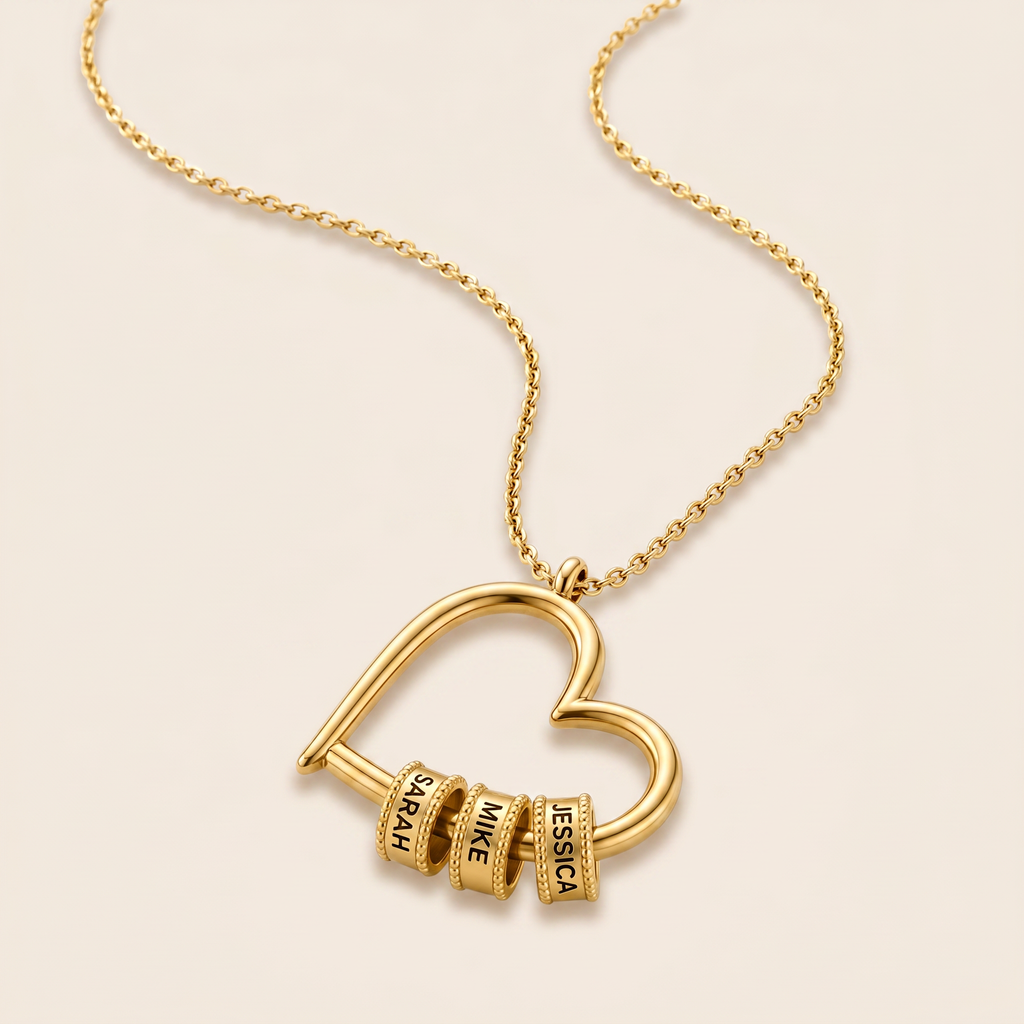 HeartLegacy – Personalized Family Love Necklace
