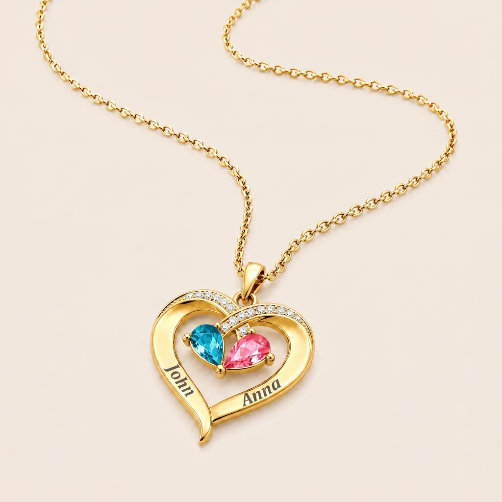 ForeverCharm – Custom Birthstone Keepsake Necklace