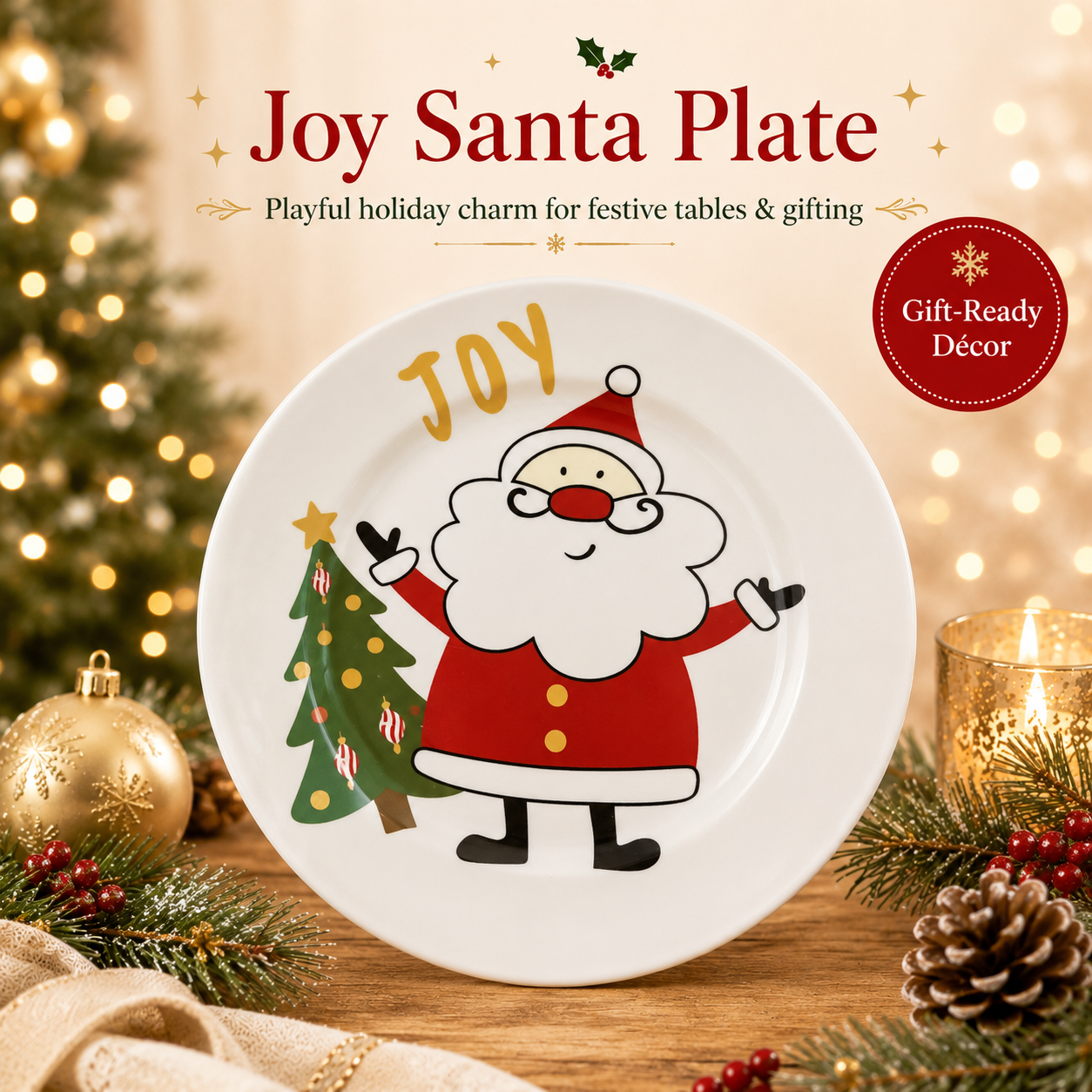 MerryTable – Festive Christmas Plate Collection