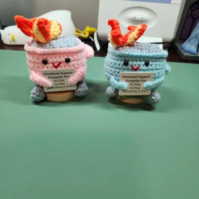 FunkyFlare -  Handmade Emotional Support Crochet Plush