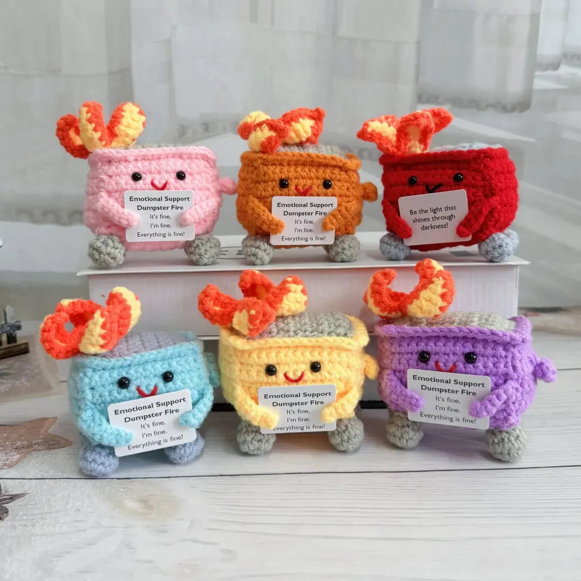 FunkyFlare -  Handmade Emotional Support Crochet Plush