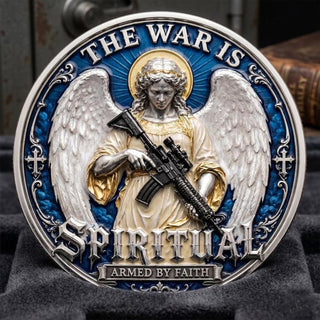 FaithShield – Spiritual Warfare Challenge Coin
