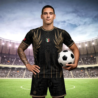 GoldStrike – Mexico Inspired Performance Fan Jersey