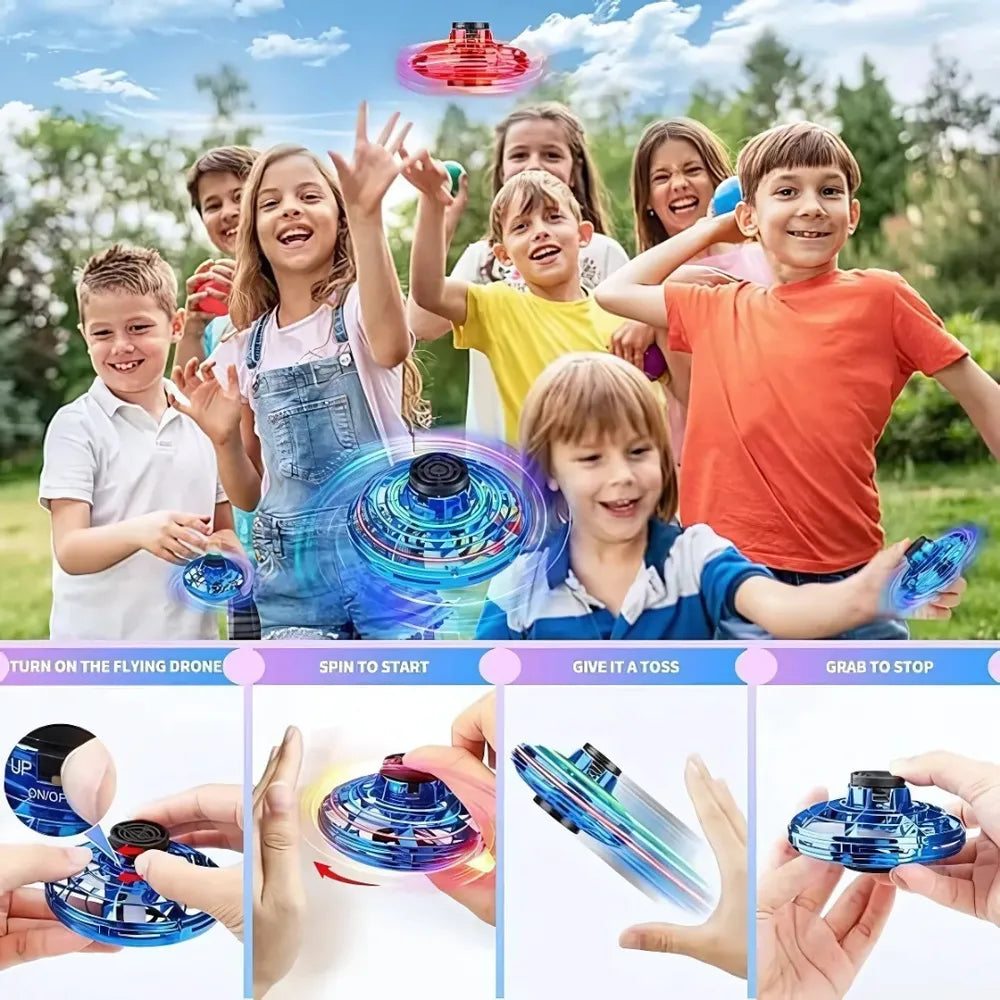 FlightGlow - Mesmerizing LED Hover Spinner for  Flying Entertainment
