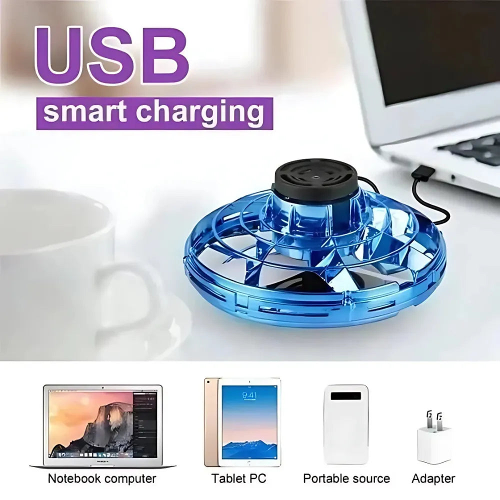 FlightGlow - Mesmerizing LED Hover Spinner for  Flying Entertainment