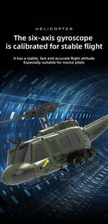HeliForce - 3D Stunt Huey RC Helicopter for Precision Flying