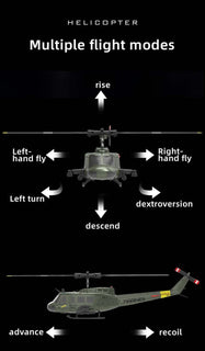 HeliForce - 3D Stunt Huey RC Helicopter for Precision Flying