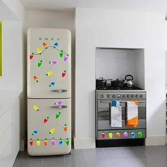 Glow-in-the-Dark Bulb Magnet Decoration Set marnetic