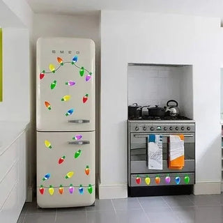 Glow-in-the-Dark Bulb Magnet Decoration Set marnetic