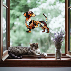 SausageSun – Dachshund Window Hanging