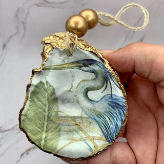 PearlTide - Oyster Shell Christmas Ornament