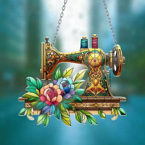 SewGleam – Vintage Sewing Machine Suncatcher