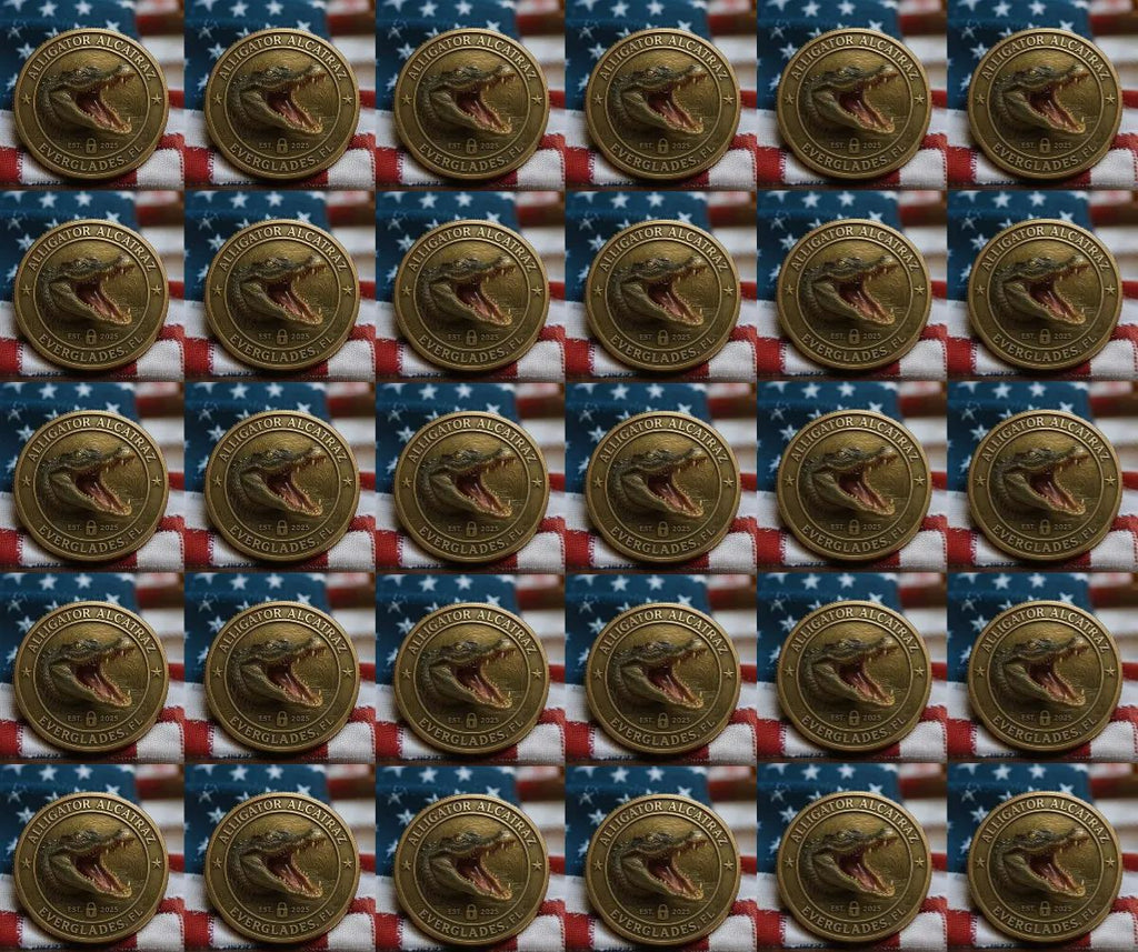 🏆Flash Sale 60% OFF - 🗽🐊Alligator Alcatraz Humor Collectible Coin