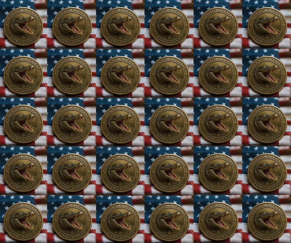 🏆Flash Sale 60% OFF - 🗽🐊Alligator Alcatraz Humor Collectible Coin