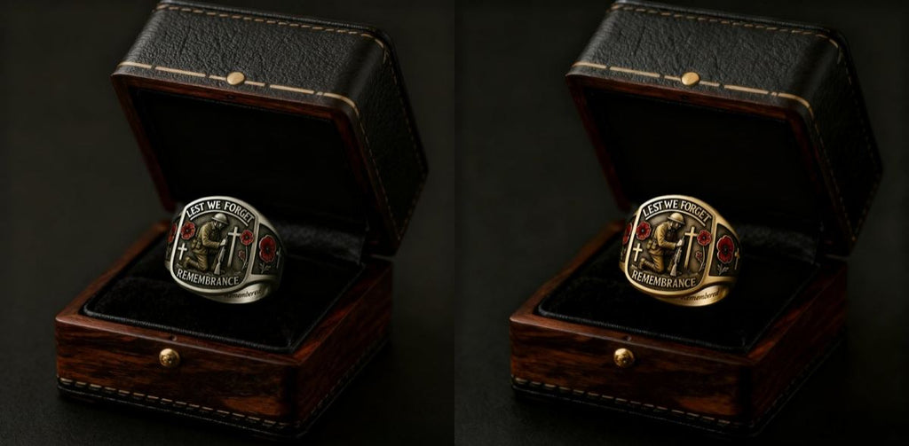 🔥Last Day 60% OFF🌹 2026 Remembrance Soldier Ring💍Lest We Forget — Honoring the Fallen