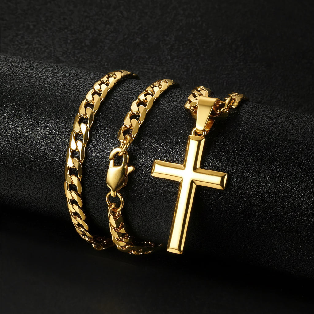 FaithBond – To My Son Cross Necklace