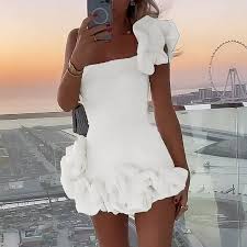 Rosalique – Feminine Ruffled Bud Dress