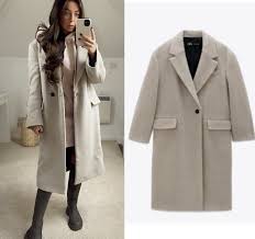 FemmeVogue – Chic Tailored Coat for Fall