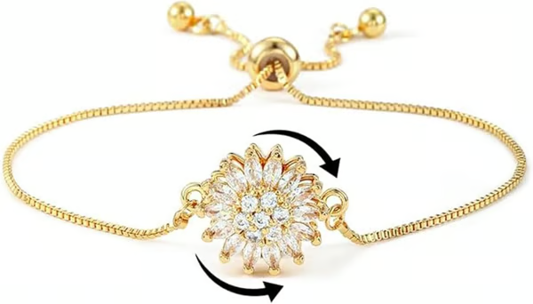 MoodBlossom – Expressive Sunflower Emotion Bracelet