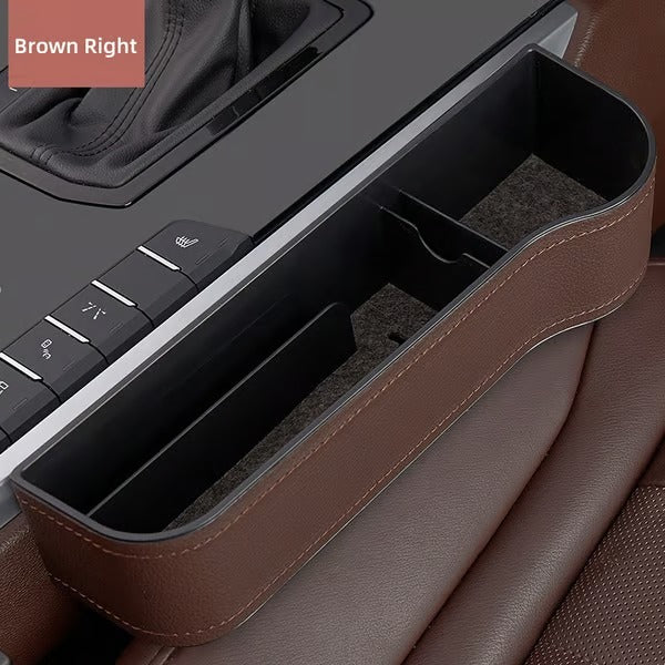CruzeLuxe – Premium Leather Car Seat Organizer
