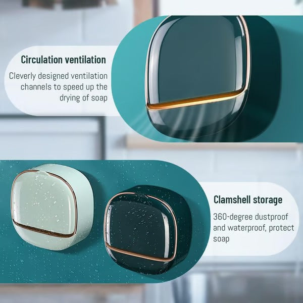 OpalNest – Premium Soap Cradle with Drying Tray