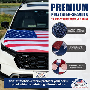 PatriotShield – American Flag Hood Cover