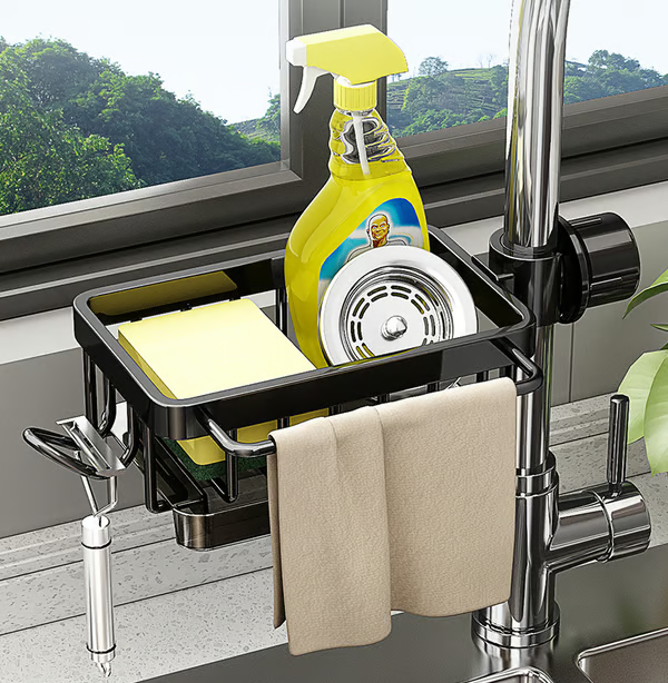 SinkTidy – Kitchen Faucet Organizer Rack