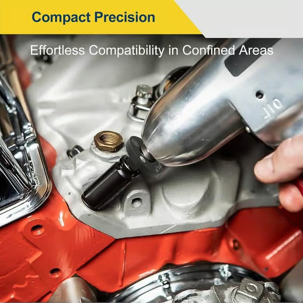 TorqueSlim – Low Profile Impact Adapter Set – Industrial Drive Ratchet & Wrench Adapter Set for Tight Spaces, 4PC Hardware Kit