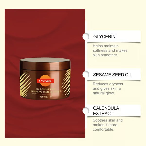 OceAura – Gold Shimmer Tan Accelerator Gel