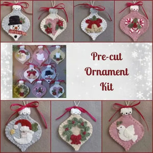 HeartHaven – Pre-Cut Felt Holiday Ornament Kit