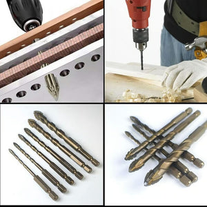 DrillRage – Heavy-Duty Four-Flute Eccentric Bit Set