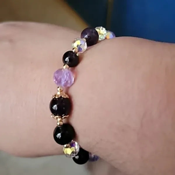 LunaDrop – Natural Amethyst Bracelet