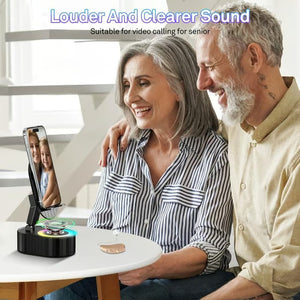 EchoDock – Smart Stand with Induction Speaker / Power Bank And Light Ambience