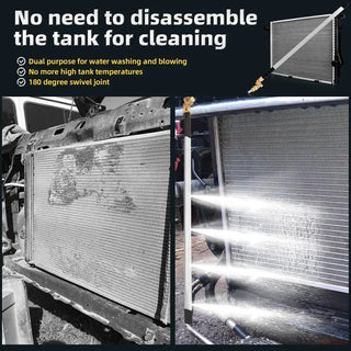 DualBlast – Radiator Cleaning Tool with Air & Water Power