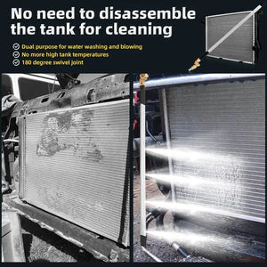 DualBlast – Radiator Cleaning Tool with Air & Water Power